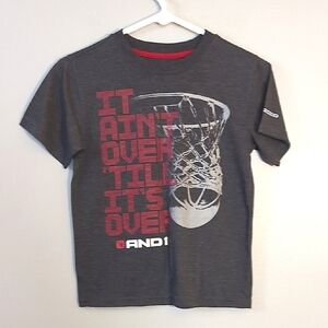 AND1 Kids Graphic T-Shirt - Black and Red